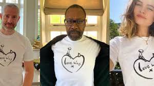 Further Stars Including Lily James Martin Freeman And Naga Munchetty Join In Support Of Comic Relief X Charlie Mackesy T Shirt As It Generates Over Half A Million In First 48 Hours