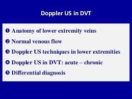 Doppler Ultrasound In Deep Vein Thrombosis Vein Thrombosis Vascular Ultrasound Deep Vein Thrombosis