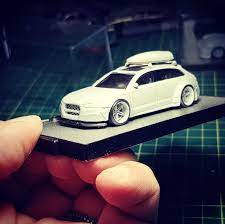 My Custom Hotwheels Audi A6 Rs6 Wide Body Kit Wip Custom Hot Wheels Hot Wheels Hot Wheels Cars