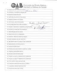N.SEQ ATA ATA DA 5a REUNIÃO ORDINÁRIA DA COMISSÃO DE DIREITO MÉDICO,  SANITÁRIO E DEFESA DA SAÚDE DA ORDEM DOS ADVOGADOS DO