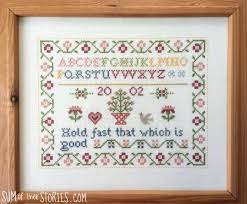 Free cross stitch sampler patterns. A Little Tribute To Jenny Part 6 Sum Of Their Stories Craft Blog
