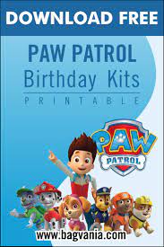 Looking for a free superhero marvel avengers birthday party banner? Free Printable Paw Patrol Birthday Party Kits Templates Free Printable Birthday Invitation Templates Bagvania