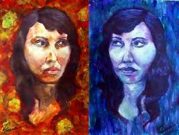 Resultado de imagen para imagenes de dibujos iguales uno con colores calidos y otro con colores frios