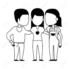 Exklusive angebote aus der cartoon® kollektion jetzt bei mybestbrands! Friends Embraced Group Of People Cartoon Vector Illustration Royalty Free Cliparts Vectors And Stock Illustration Image 122821322