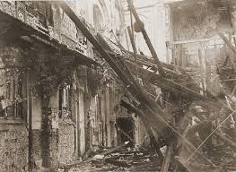 Kristall translates to crystal and refers to the look of broken glass and nacht means night. Kristallnacht Wikipedia
