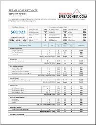 Home renovation budget spreadsheet template. Pin On Flips