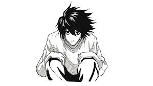 Fanart L Lawliet From Death Note Anime Luigi death stare @ anime expo 2014.