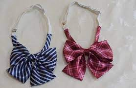 100均ネクタイが制服リボンに大変身 eastboy風スクールリボンの作り方を紹介します happy go lucky 心地いい暮らしのコツ powered by ライブドアブログ リボン ネクタイ 制服