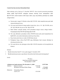 Koreksi fiscal positif dan negatif posted: Contoh Soal Dan Jawaban Rekonsiliasi Bank Pdf