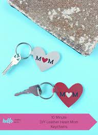 10 Minute Diy Leather Heart Mom Keychain The cricut design space canvas area is where all of the magic happens before you cut your note: 10 minute diy leather heart mom keychain