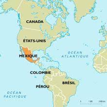 La carte nationale d'identité (cni) est un document officiel d'identification des français. Planisphere Mexique Cartes Encyclopaedia Universalis