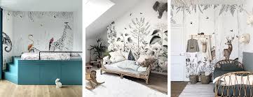 Papier Peint Pour Chambre D Enfant 25 Realisations Pour Vous Inspirer Blog Au Fil Des Couleurs Papiers Peints Et Decors Muraux