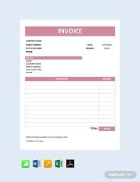 Free Blank Service Invoice Template Pdf Word Doc Excel Apple Mac Pages Google Docs Apple Mac Numbers Invoice Template Word Invoice Design Template Invoice Template