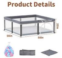 Summervibes，Taleco Gear Foldable Baby Playpen with Mat ...