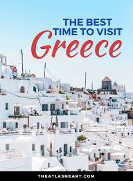 The Best Time To Visit Greece Visiting Greece Greece Travel Guide Europe Travel