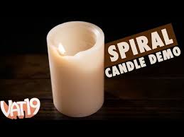 Spiral Light Candle Demo Spiral Candles Candles Designer Candles