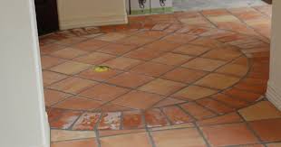 I Also Have A Tutorial On How To Strip Seal Saltillo Tiles Here The Tile Is Finished And Was Cleaned With Vi Saltillo Tile Saltillo Saltillo Tile Floor