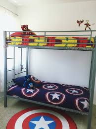 Car themed bedrooms car bedroom kids bedroom furniture bedroom decor unique furniture beautiful home designs beautiful homes room interior us $26.98 |3d captain america wallpaper avengers photo wallpaper cool wall mural boys kids room decor club bedroom tv background. Avengers Themed Kid S Bedroom Decor With Diy Touches Fab Everyday