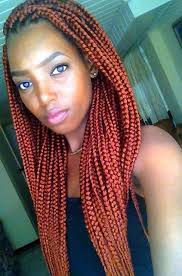 Black Box Braids With Color Box Braids Braids Red Hair Orange Hair Redhead Protective Style Solange Solange Knowles Natural Hair M Colored Braids Box Braids Hairstyles Box Braids