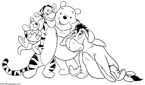 Winnie The Pooh And Friends Printable Coloring Pages 2 Disney Winnie The Pooh Pictures Cute Winnie The Pooh Cartoon Coloring Pages