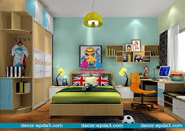 تصميم لغرفه نوم سرير واحد اولاد اطفال كامله ديكور ابداع Decor Epda3