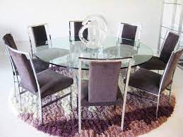 Steve silver amalie 48″ round glass top dining table steve silver company. 6 Person Round Glass Dining Table Off 60