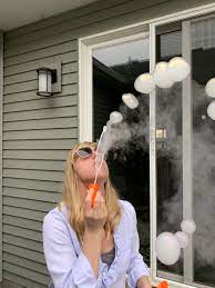Minors vape for the same reasons that a third of their number smoked in the 1990s. My Dad Would Blow Smoke Bubbles For Me To Chase As A Kid Here S My Wife Blowing Vape Bubbles For Me These Are Waaay Cooler When They Pop Vaping