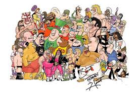Cartoon Autographed 8x10 Bret Hart Official Site Of Wwe Hall Of Famer Bret The Hitman Hart That's a photo of roman reigns! cartoon autographed 8x10