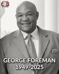 Boxing legend George Foreman has died at 76 according to his family. READ:  https://tinyurl.com/Foreman32125Kark