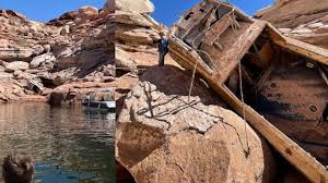 Drained by overuse and drought, lake powell is at once a beautiful and frightening reflection of the west's water crisis. Low Water Level On Lake Powell Reveals Surprise Youtube