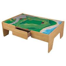 Kidkraft Wooden Play Table Natural Wooden Train Table Train Table Kids Activity Table