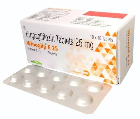Empagliflozin 25 Mg Tablets Winoglip E 25, Packaging Size: 10x10 at ₹ 1200/stripe in Nagpur