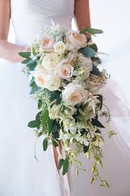 White wedding flowers are extremely versatile. 40 Diy Beautiful Cascading Wedding Bouquet Ideas Cascading Wedding Bouquets Flower Bouquet Wedding Bermuda Wedding