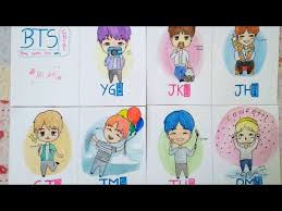 Maybe you would like to learn more about one of these? Bts Cute Chibi Drawings Drawing All Bts Members Suga Jungkook Jhope Jin Jimin Taehyung And Rm Youtube