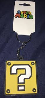 Nintendo Super Mario Bros Question Mark Block Rubber Keychain Keyring 2016 Ebay Super Mario Bros Super Mario My Ebay