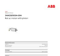 Rot ac motor with pinion 3HAC029034-004