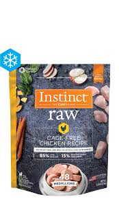 Available in a range of flavours and pack sizes, our frozen raw cat food options are a delicious choice for your cat, designed to be convenient for you. Instinct Raw Frozen Medallions Cage Free Chicken Recipe Instinct Pet Food