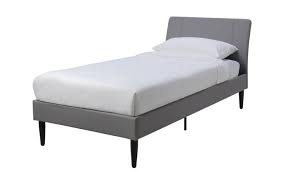 It can hold up to 300 lbs and comes in a variety of colours. Buy Habitat Mondial Single Bed Frame Grey Bed Frames Argos