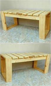22 Awesome Pallet Furniture Designs To Test Your Skills In 2020 Diy Wooden Projects Diy Pallet Furniture Pallet Furniture Bench