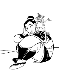 Ausmalbilder 10 Von Mulan