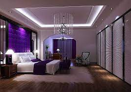 Pin By Evvie On My Dream Room Purple Bedrooms Purple Master Bedroom Purple Bedroom Design
