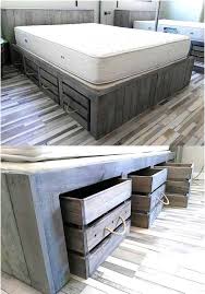 These plans can also be used to build a wooden use new lumber and reclaimed pallet wood to create this unique diy pallet bed frame. The Keeper Of The Cheerios Blog Pallet Bed With Extra Storage This Is So Neat Love The Storage Underneath Featured On Our Roundup Https Www Thekeeperofthecheerios Com 2017 05 Pallet Project Ideas Html Facebook