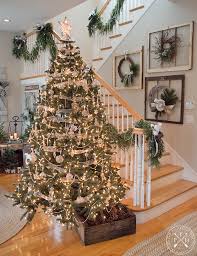Mercury glass led color changing glass tree in green. It S A Mercury Glass Christmas Home Tour