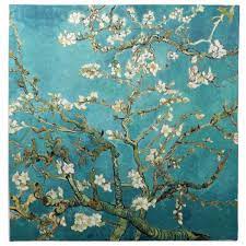 Maybe you would like to learn more about one of these? Van Gogh Almond Bluht Kunstweisse Blume Serviette Zazzle De