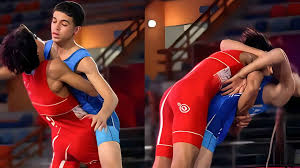 مصارع مصري يخطف الأضواء بلقطة خرافية تكتسح الإنترنت (فيديو)