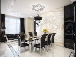If you observe, despite the large floor area free to use, the dining used was quite compact, leaving you lots of free/open space around it. Modern Living Room With Dining Room Design Novocom Top