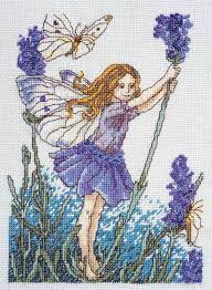 Dmc Cross Stitch Kit Flower Fairies The Lavender Fairy Cross Stitch Kits Dragon Cross Stitch Christian Cross Stitch