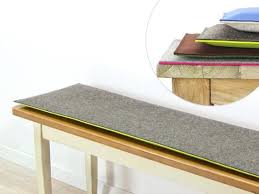 Bankauflage Aus Filz Nach Mass Ohne Oder Mit 1 2 Oder 3 Cm Polsterung Bankauflage Sitzkissen Bank Sitzbank Kissen