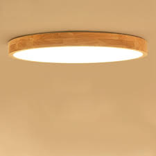 Smart home led bulbs for ceiling lights and floor lamps (apps). Ultra Thin Round Wood Ceiling Lamp Solid Wood Acrylic Led Ceiling Lamp Nordic Living Room Bedroom Aisle Lights Lightingo Co Uk