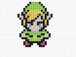 In color pixel link, your goal is to connect the numbers and paint a pix. Link Pixel Art By Malandrus On Deviantart